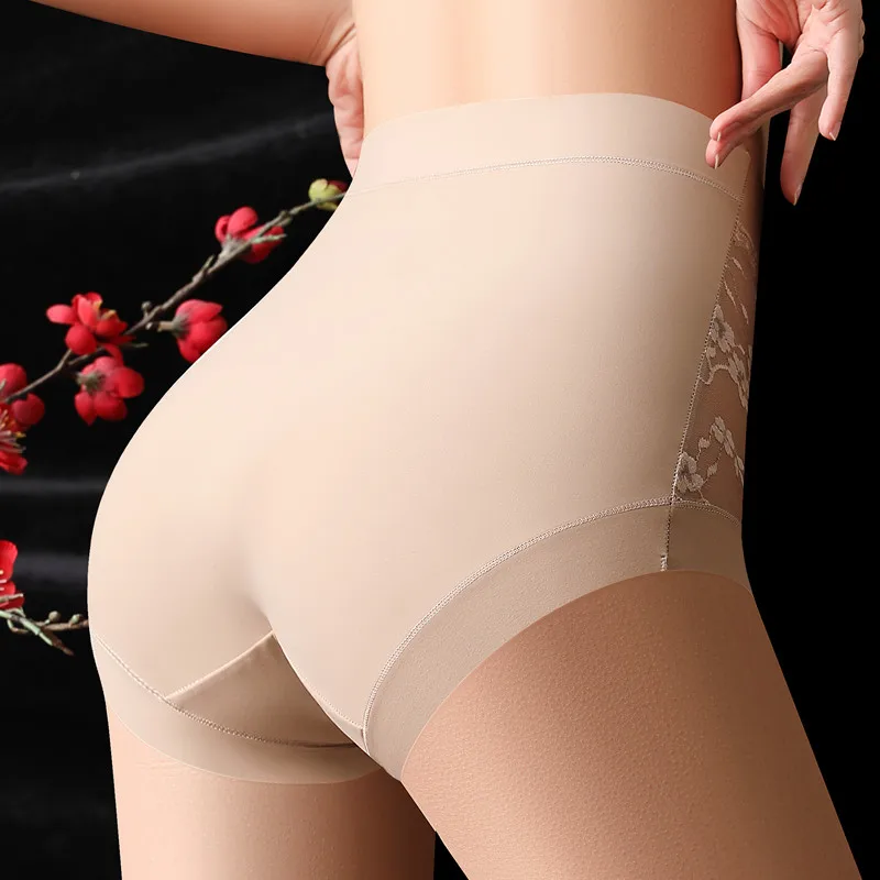 Sexy Women's body shaping underwear high waisted body shaping shorts hip lifting underwear thigh slimming shapewear belt view 2