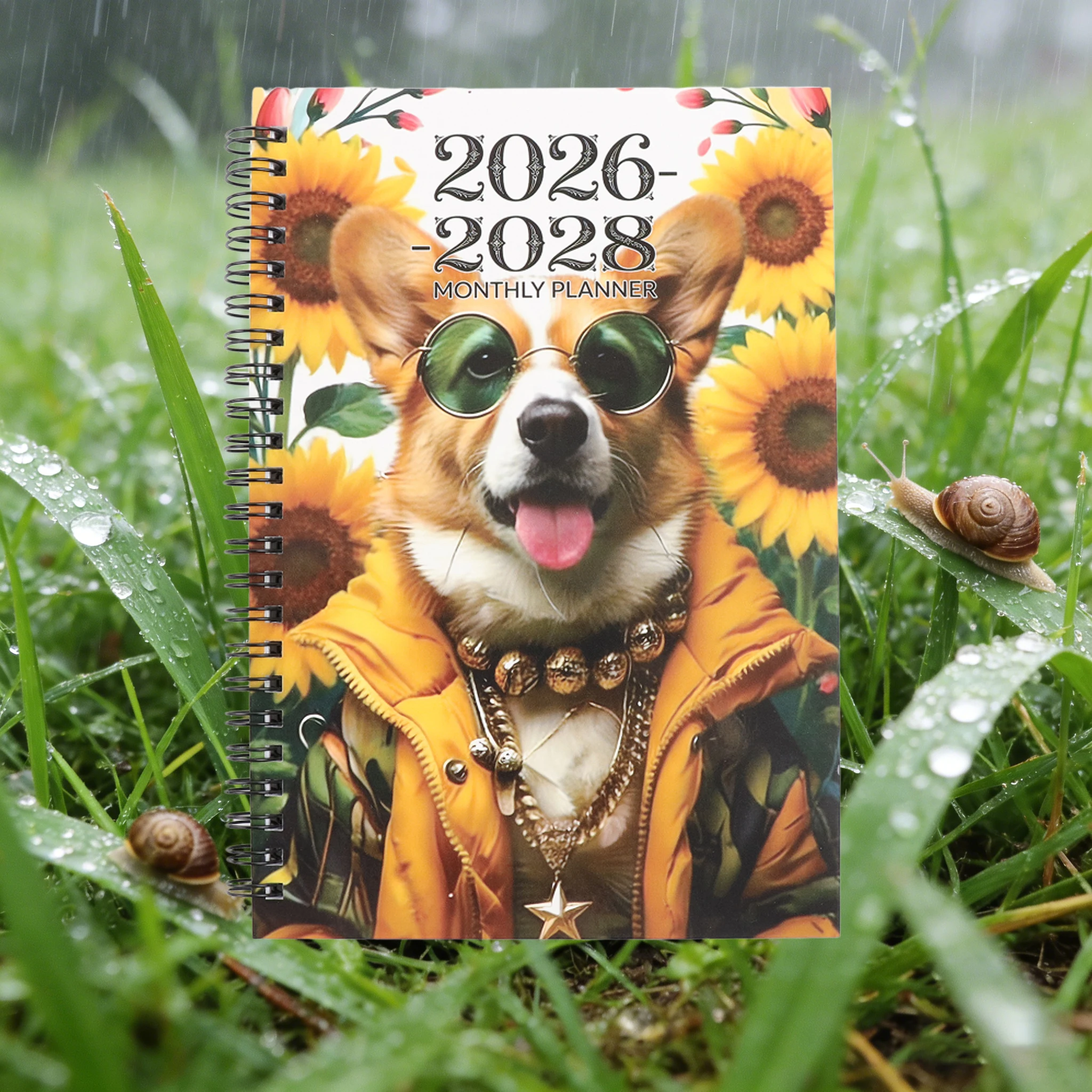 2026-2028 كتاب خطة Ke Jiyue يرتدي سلاسل ذهبية وملابس عصرية! الهيب هوب كورجي + يوميات حقل عباد الشمس