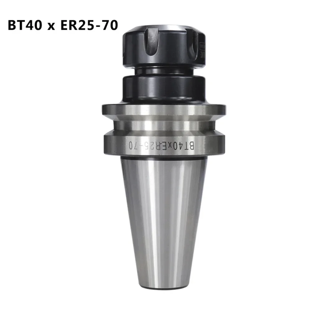 

cnc machining center shaft tool holder bt40 ER25-70 precision 0.001 rod end mill collet chuck