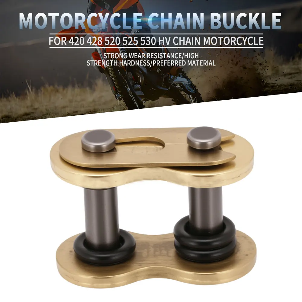 420 428 520 525 530HV سلسلة موصل الثقيلة ربط ماستر المشتركة رابط مع O-حلقة سلسلة قفل دراجة نارية مشبك حلقة ربط JFG