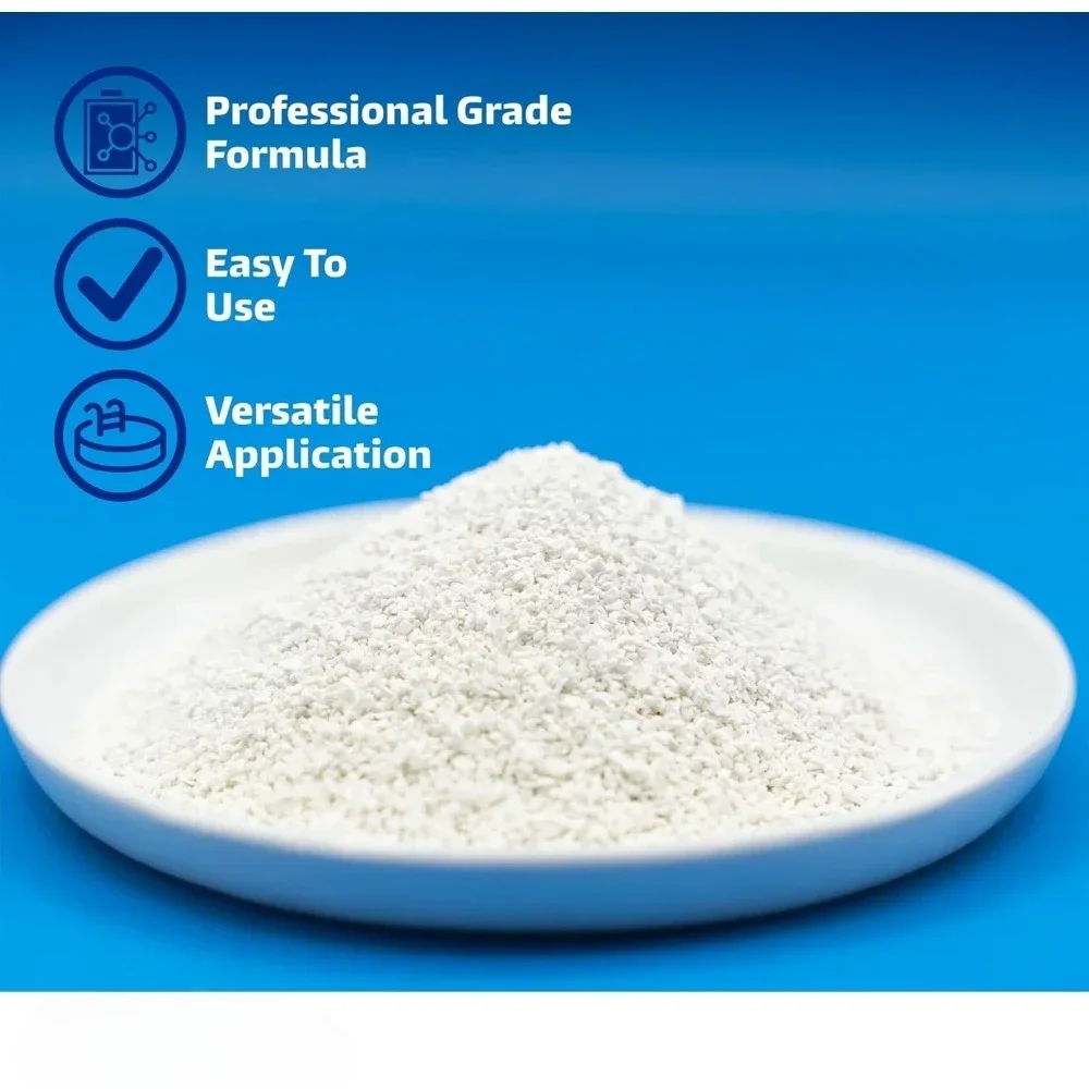 Hot sale.Popular Pool Shock- 65% Granular Cal Hypo-Swimming Pool Shock for In-Ground,Above Ground,Spas &Hot Tubs-50 Pound Pail image 5