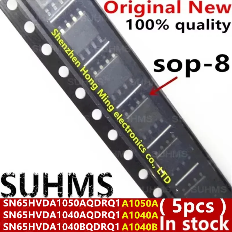 (5 pièces) 100% nouveau SN65HVDA1040AQDRQ1 SN65HVDA1040A A1040A sop-8