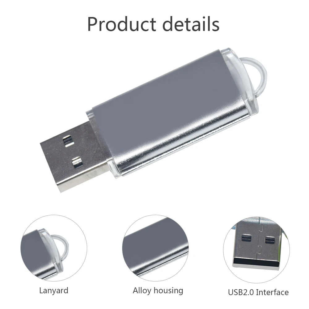 100Pcs/lot USB Flash Drives 4GB 8GB Pen Drive 1GB 2GB Usb Sticks Pendrives 16GB Memory Flash Drive 32GB 64GB U Disk Free logo