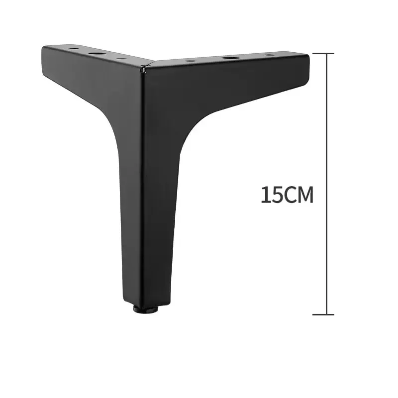 4pcs Metal Furniture Legs Black Gold Silver for Coffee Table Feet Sofa Chair Bathroom Cabinet Replacement Legs Hardware 10-17cm image 4