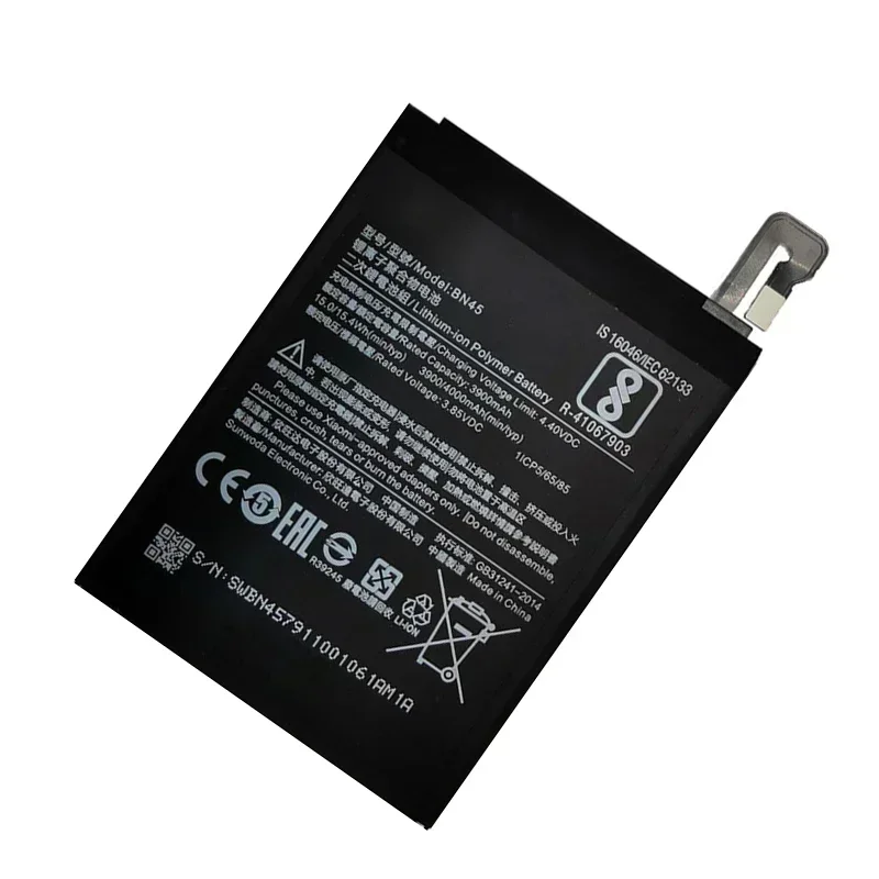 2024 Years 100% Original Phone Battery For Xiaomi Redmi Note 5 Note5 Note 6 Pro BN45 4000mAh Replacement Batteries Fast Shipping