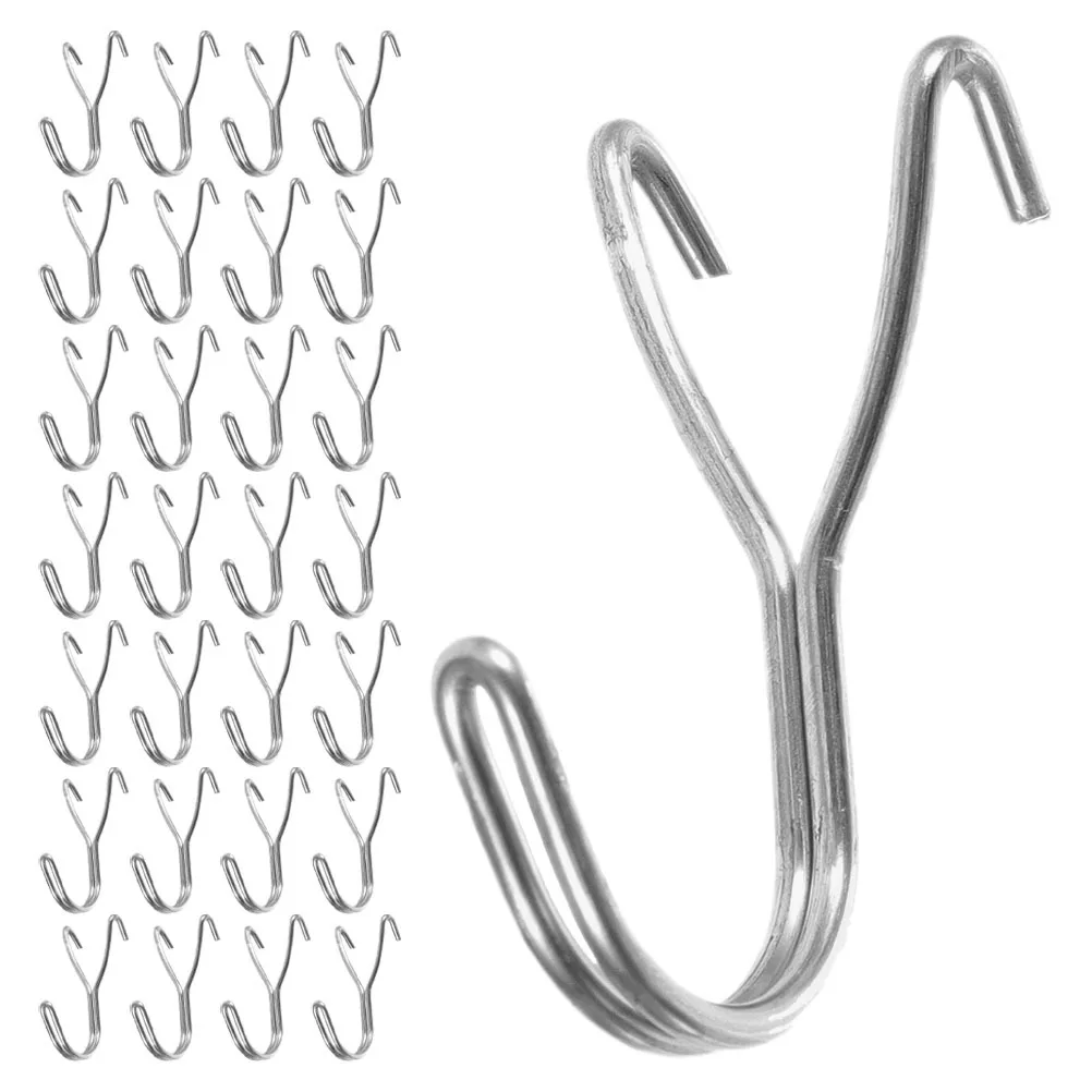 

50Pcs Pegboard Hooks Metal Tool Board Hooks Heavy Duty Storage Organizer for Garage Kitchen Workshop Pegboard Pegs