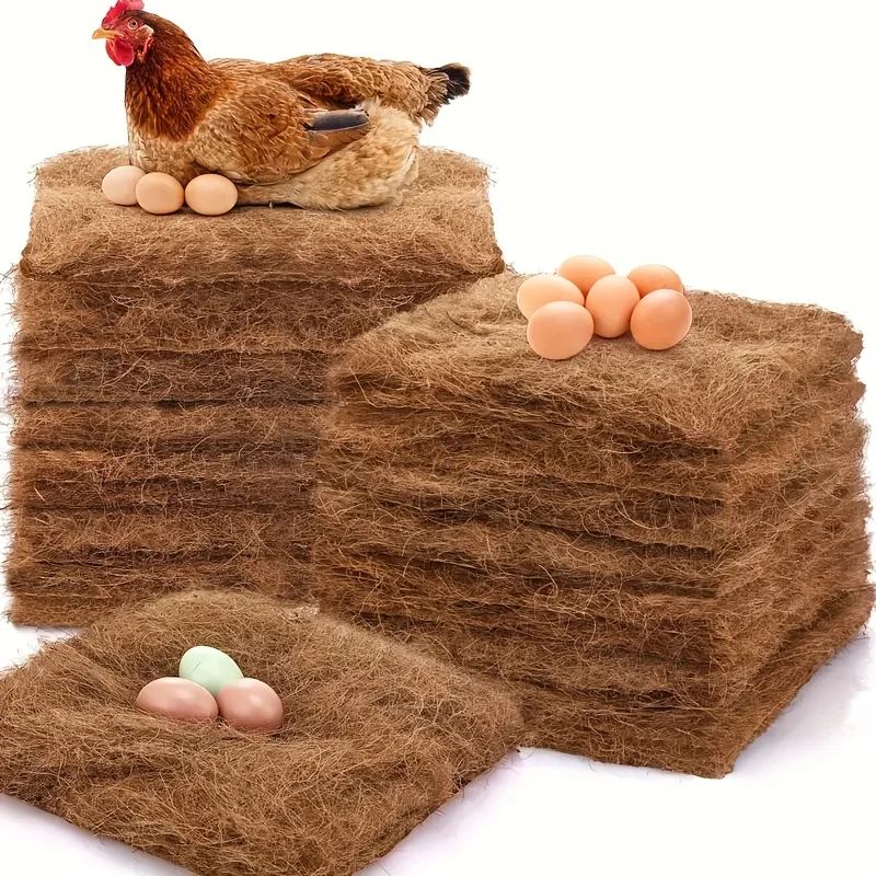 Washable Artificial Turf Chicken Coop Mat Set Durable Pet Bedding for Indoor Outdoor All Season Use