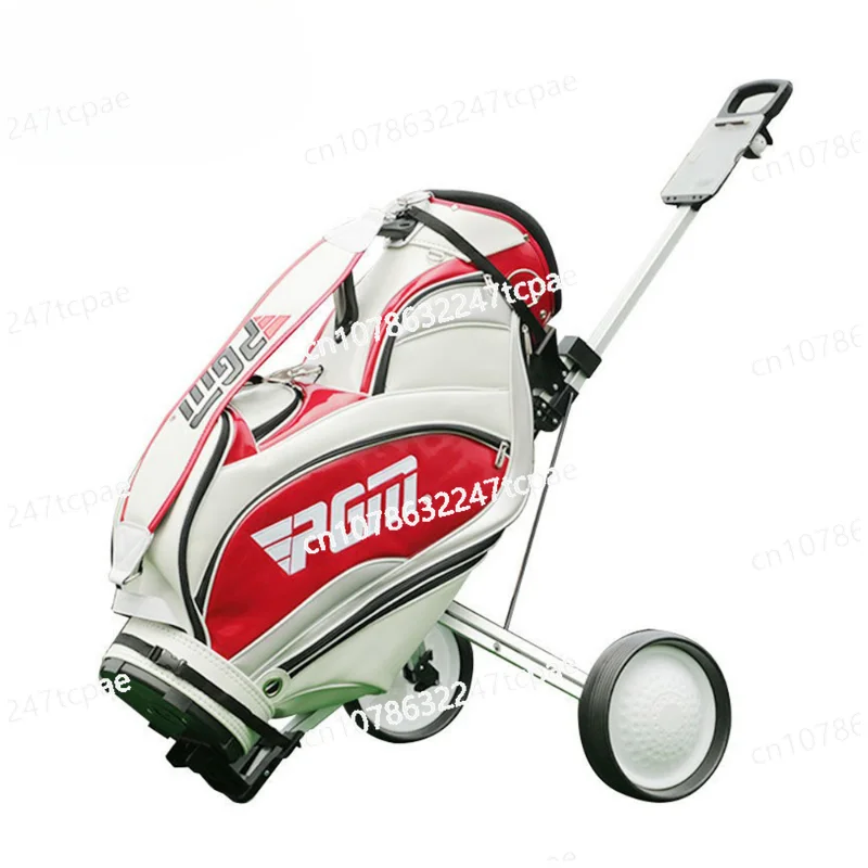 

Golf chartered car Foldable ball chartered car Aluminum alloy material Lightweight driving range supplies