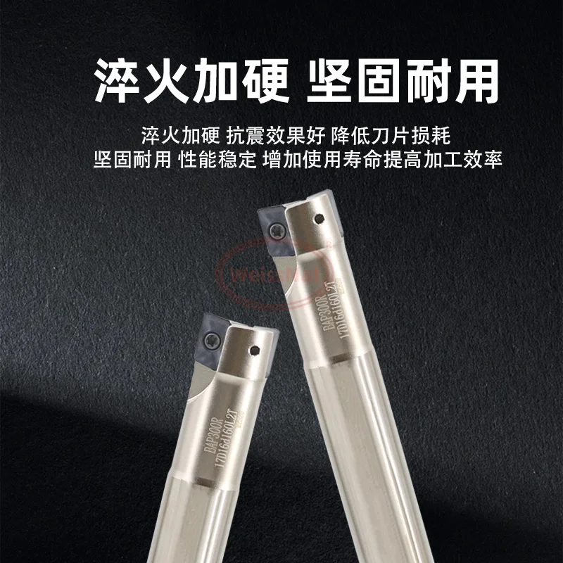 EAP300R Vibration Resistant Milling Cutter Holder & Disk Thread Lock Head R0.8 For APMT1135