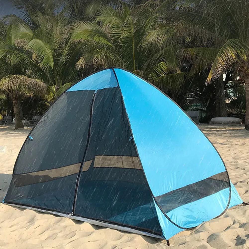 UV Protection Camping Tents Beach Tent Automatic Pop Up Nature Tent Sun Shelter Gazebo Tent Outdoor Camping Accessories