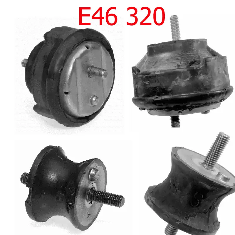 4 PCS 22116779972 Engine Motor Transmission Mounts for BMW E36 E46 22116785583 22316799330