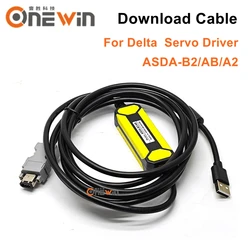 Applicable For Delta ASDA-B2/AB/A2 Servo Driver Communication Programming Cable Download Cable USB-ASD-CNUSOA08