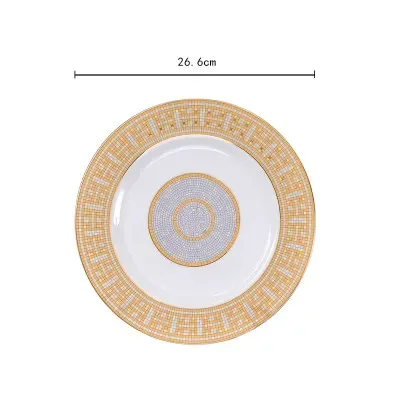 Porcelain flat plates bone china 