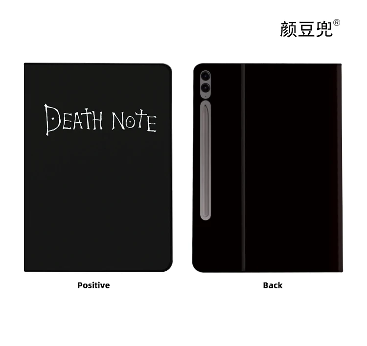 

Чехол-подставка L·Lawliet Anime Death Note для Samsung Galaxy Tab S10 FE Plus, S9 FE Plus, S7, S8 Plus, S6, трехсекционный, с функцией подставки