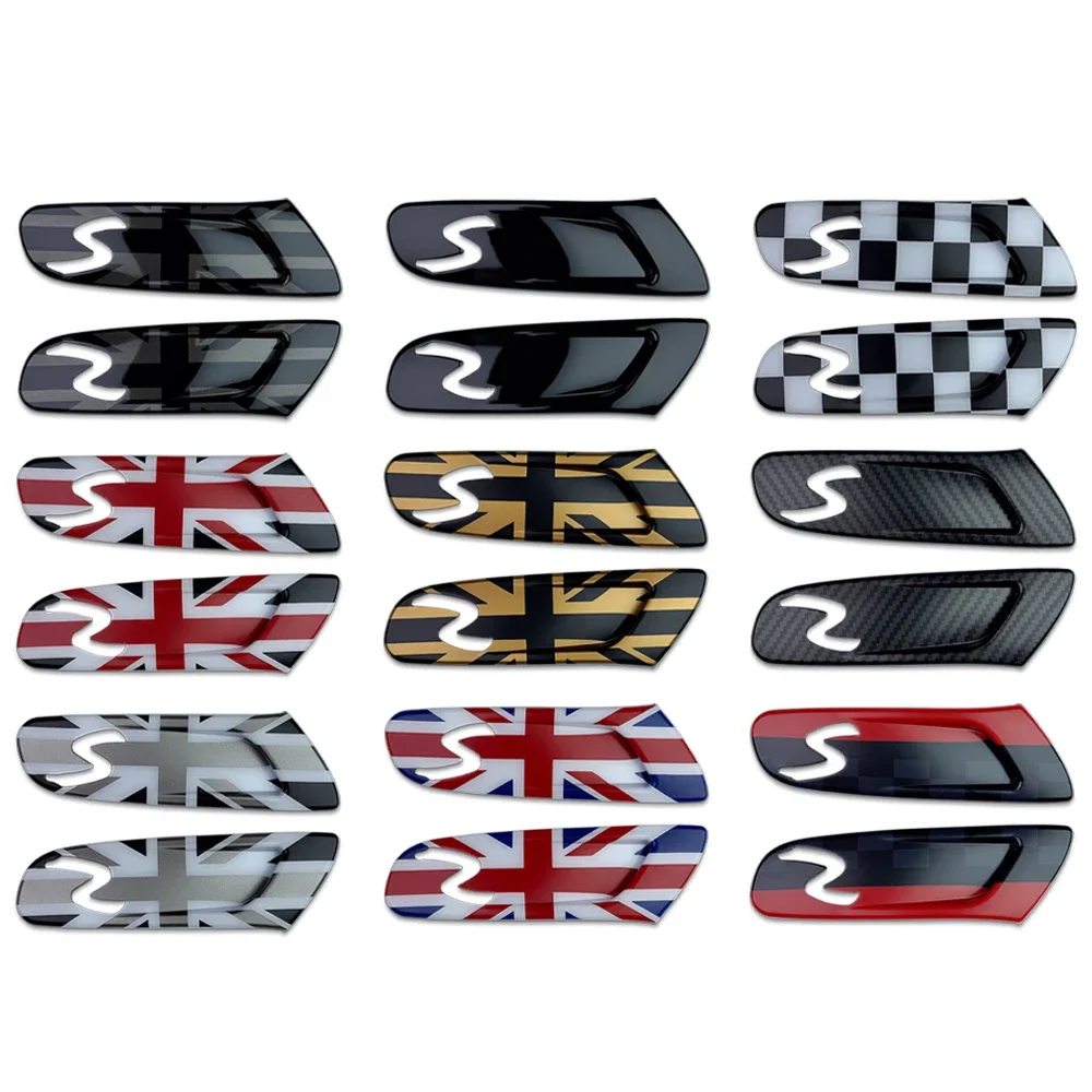 

Наклейка на автомобильный чехол в стиле Union Jack для mini Cooper S F55 F56 F57 2015-2020, аксессуары для автостайлинга, аксессуары