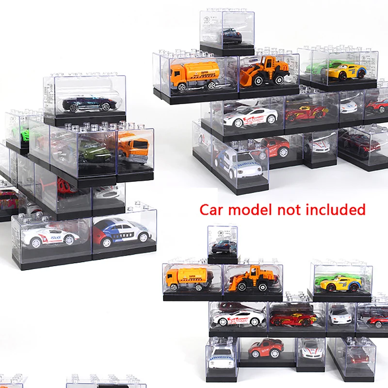 Children\'s Toy High-grade With Fasteners Be Connected For 1/64 Diecast Model Car ABS Display Box Storage Box