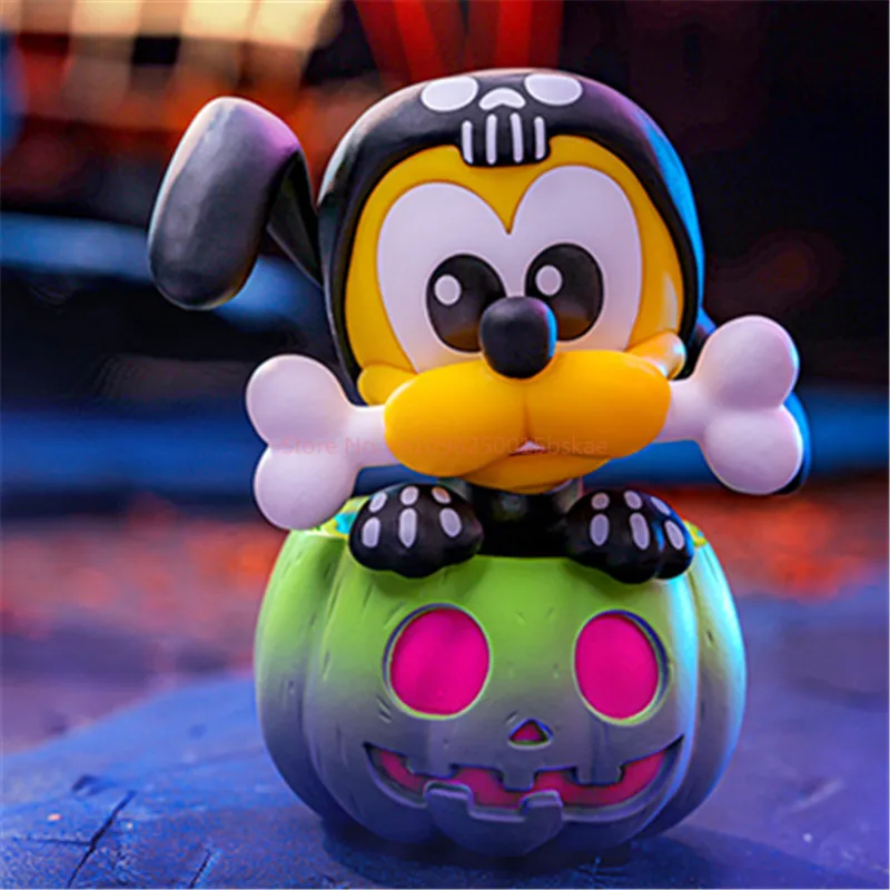 Moda artesanal presente de halloween genuíno brinquedos quentes amigos abóbora série caixa cega ponto presente de halloween meninas e meninos festa