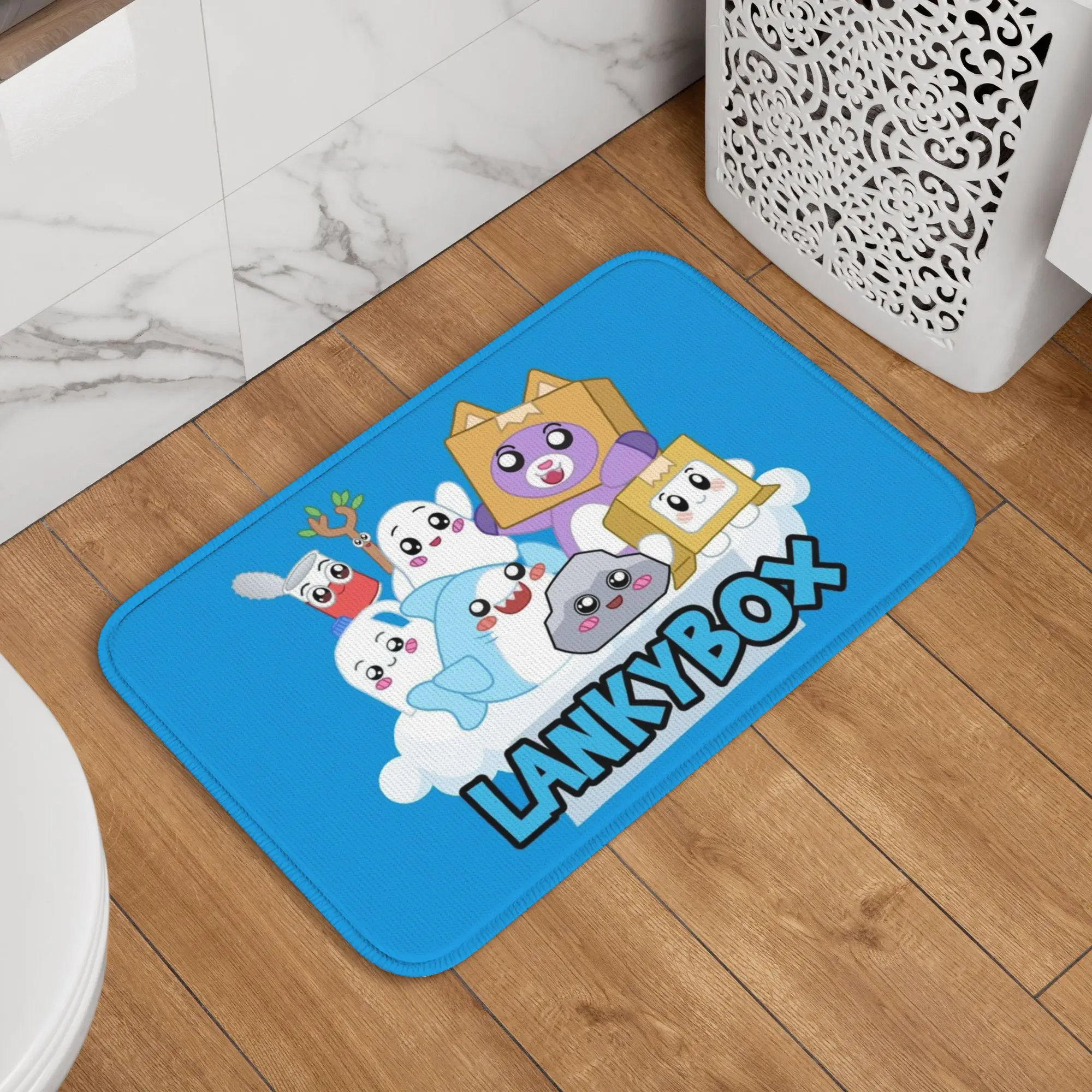 Game Lanky Box Fashion Anime Cartoon  Front Door Mat Anti-Slip Outdoor Waterproof  Doormat Living Room  Entrance Rug Carpet