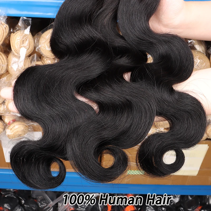 Body Wave Bundles 100% Human Hair Weave Virgin Hair Bundles Natural Color Remy Hair Extensions Cheap Price Hair For Women