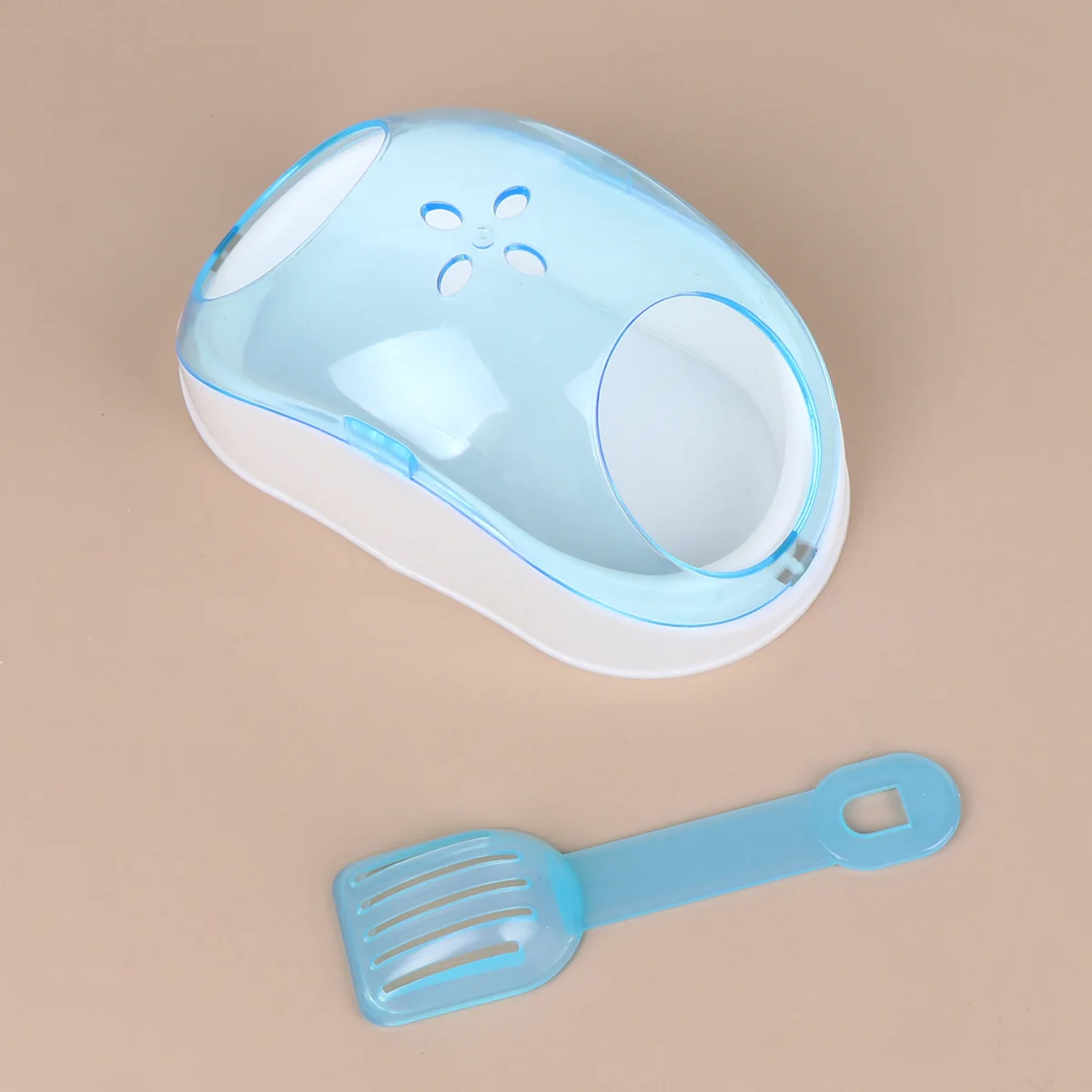 

Pet Tub Set Hamster Sand Bath House Shower Room Container Bathroom for Small Pets Eco Friendly Durable Portable Stress Relief