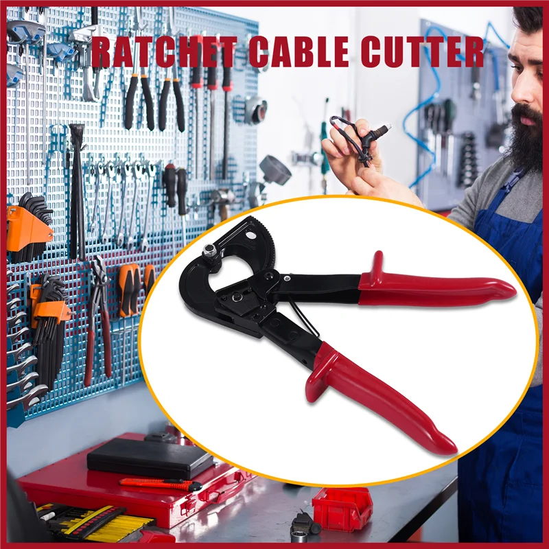 

A01F-HS-325A 240Mm2 Ratcheting Ratchet Cable Cutter Germany Design Wire Cutter