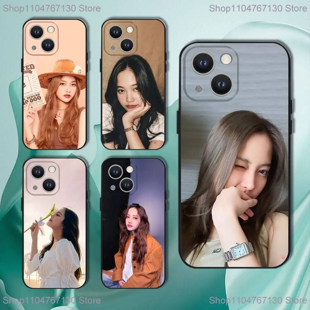 

Freen S-Sarocha Phone Case For iPhone 16,15,14,13,12,11,Pro,XS,Max,XR,Plus,E,SE4,Mini Black Soft Cover