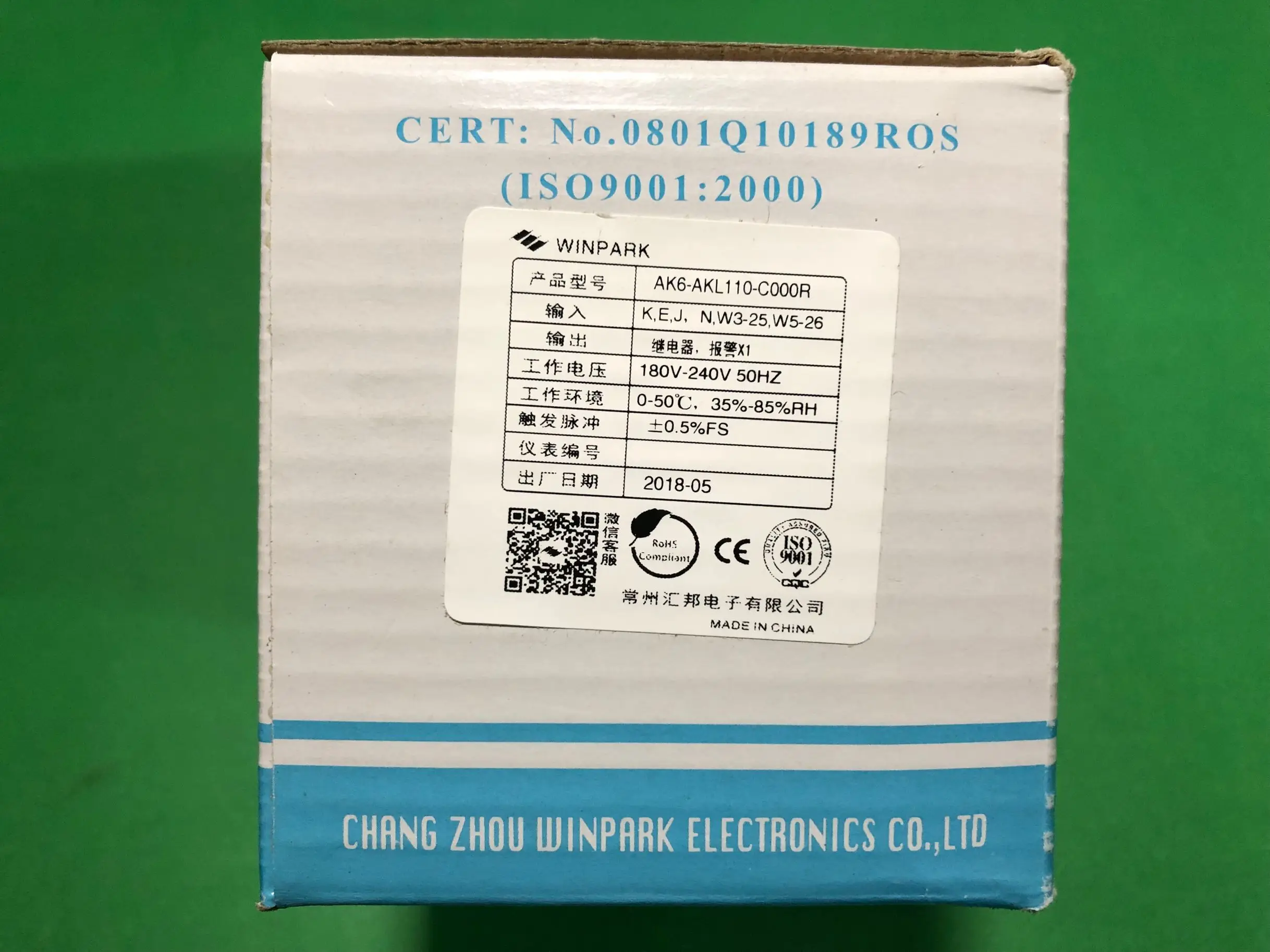 

WINPARK Changzhou Huibang temperature control table AK6-AKL110 APL110 AKL400 AKS110 AKL120