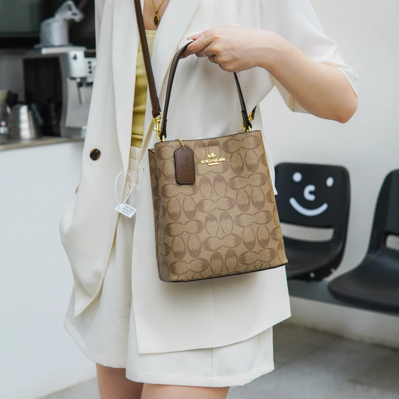 Стильная мини-сумка-клатч, повседневная простая винтажная модная женская сумка с буквенным логотипом и роскошной кожей