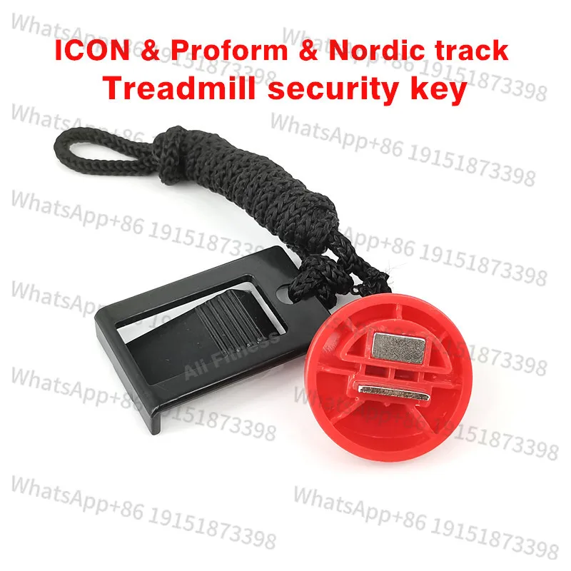 Llave de seguridad para cinta de correr, bloqueo de parada de emergencia, interruptor de seguridad, llave de inicio de bloqueo de seguridad para máquina de correr de pista nórdica ICON Proform