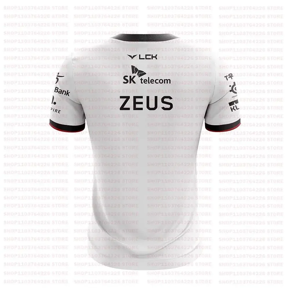 Men's uniform sweater LOL S14 FAKER,  SKT T1, electronic sports T-shirt 3D sports game T-shirt, children's short sleeved T-shirt image 3