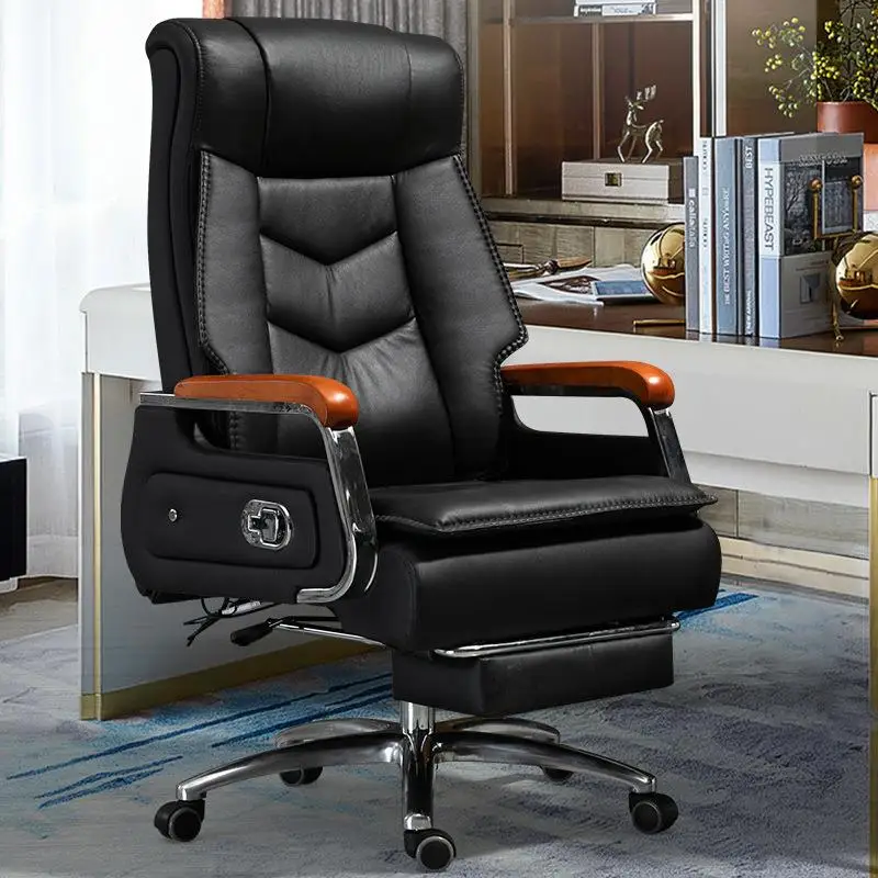 

Reclining Modern Office Chair Armrest Swivel Wheels Oversized Office Chairs Ergonomic Design Scrivania Ufficio Home Furniture