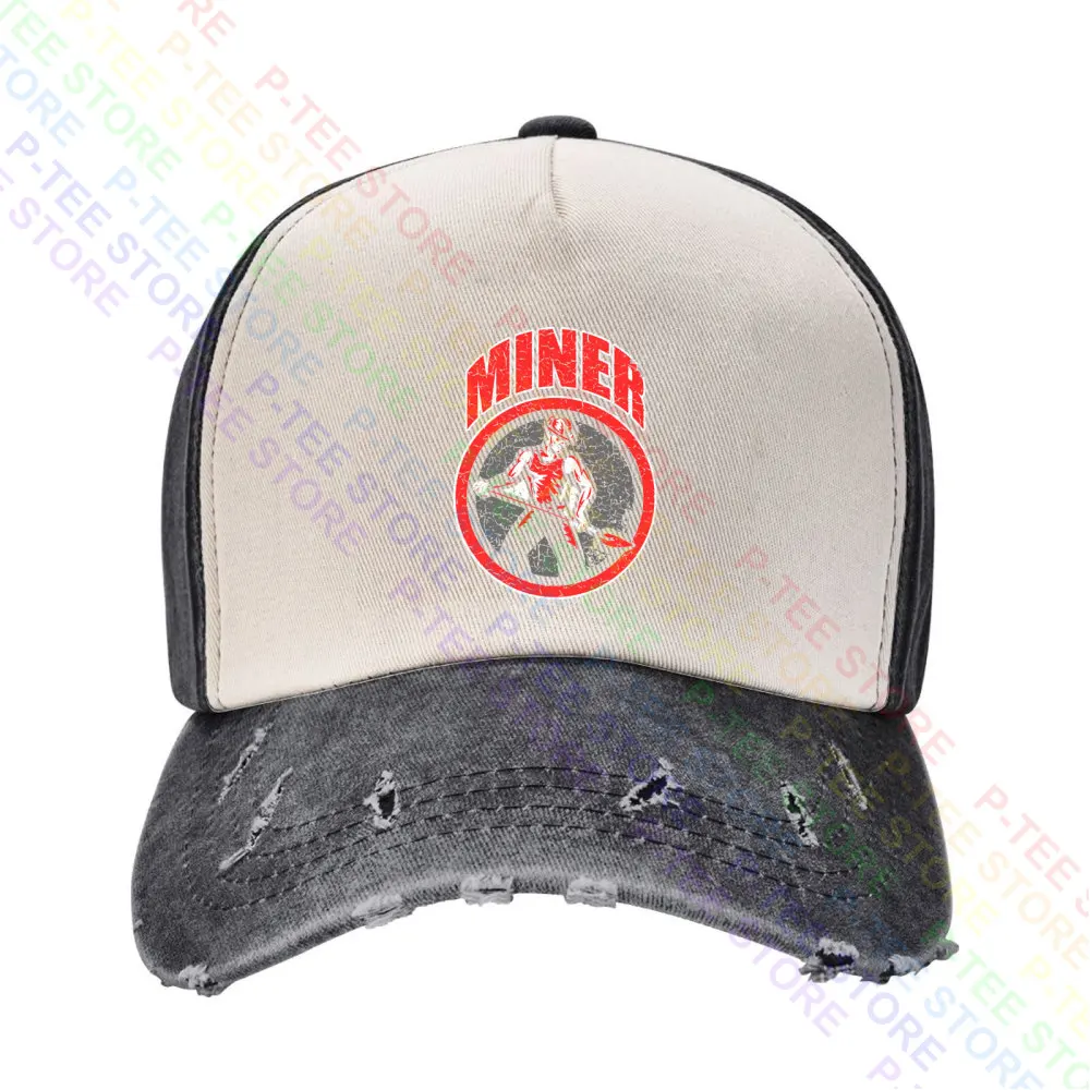 Miner Coal Miner Mineworkers Miners Mining Baseball Cap Snapback Caps Knitted Bucket Hat