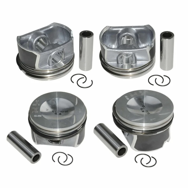 

20Mm Engine Piston & Rings Set Pin Automotive Supplies Metal For A3 A4 A6 C6 2.0 Golf GTI / Jetta GLI / Passat