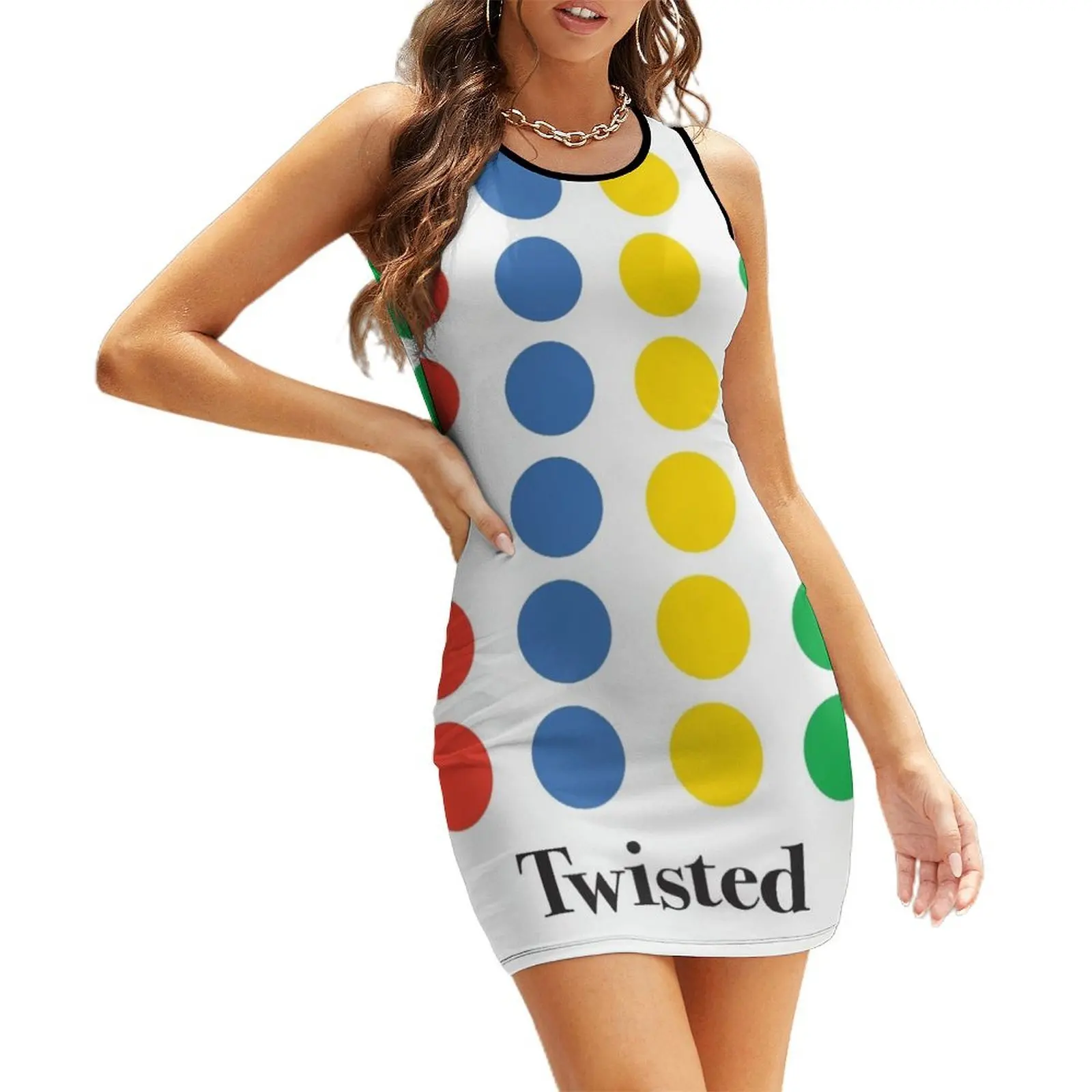 

Twisted Twister Sleeveless Sundress Beachwear Women's clothing bandage dress elegant evening dresses for women 2025