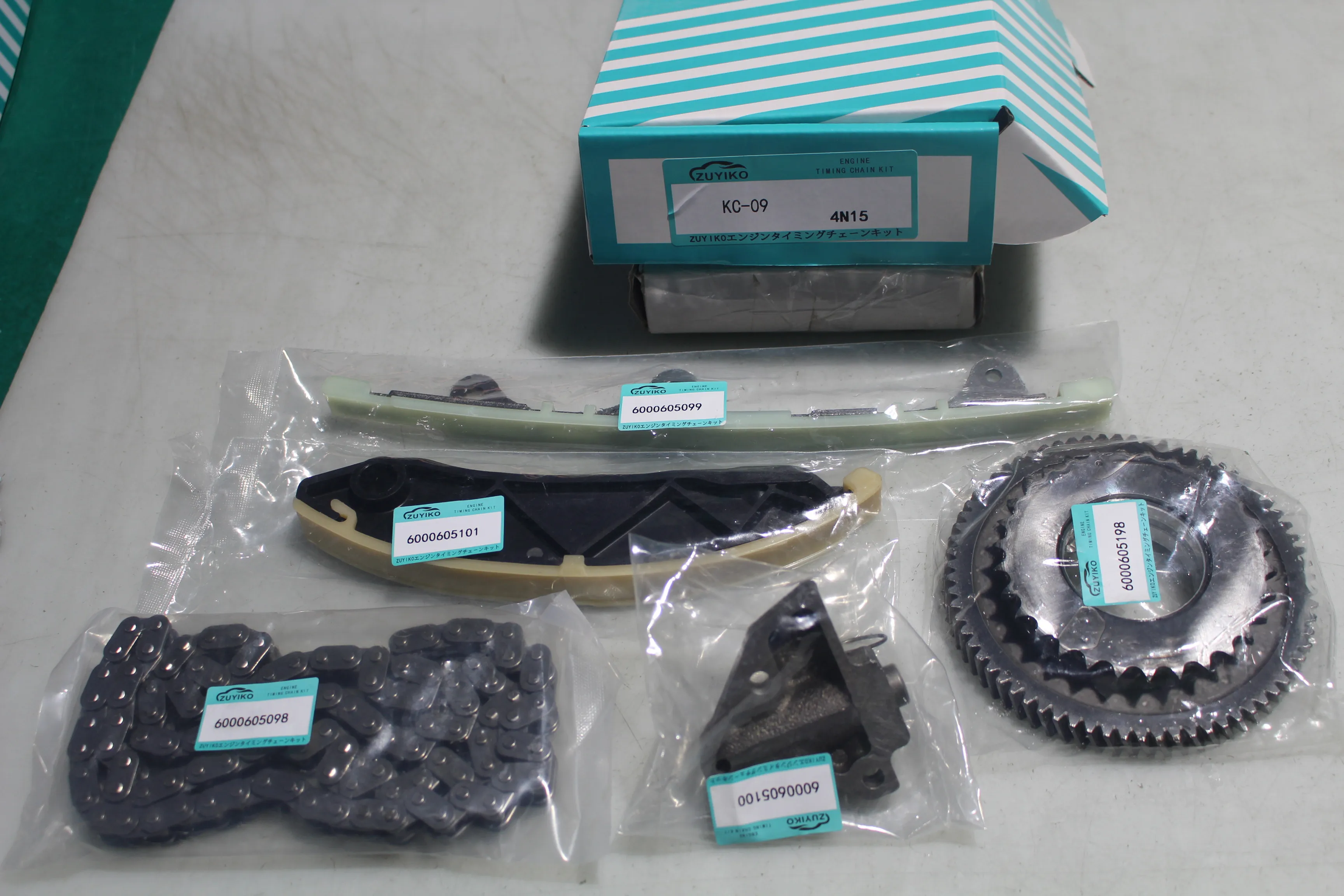 ชุดโซ่ไทม์มิ่ง 4n13 4n15 สำหรับ L200 Pajero Sport Strada Triton ดีเซล เครื่องยนต์ 4N13 4N15 KC-09