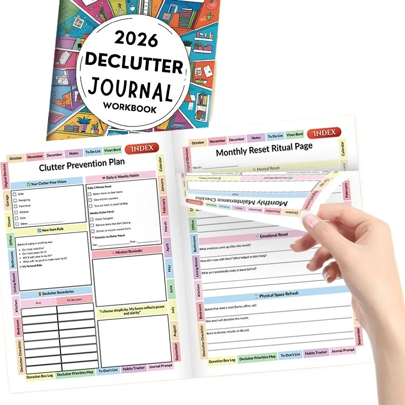 60-paginas-2026-declutter-diario-livro-de-trabalho-tarefas-domesticas-diario-limpeza-desordem-planejamento-caderno-planos-para-2026-presente-perfeito
