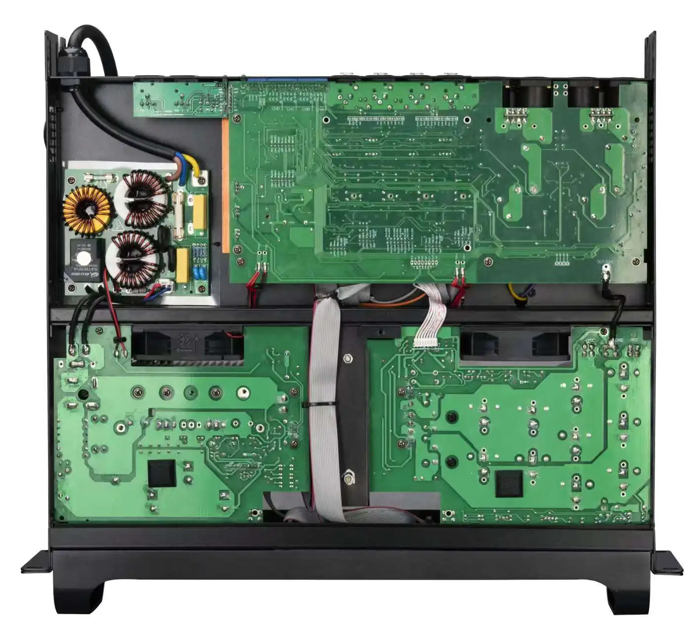 Paulkitson FP10000Q Vierkanaliger Leistungsverstärker 8Ω 4Ω 2Ω Optional Klarer Klang Geräuscharm Professionell für Veranstaltungen, Zuhause, Partys und Live-Auftritte – Detail 6