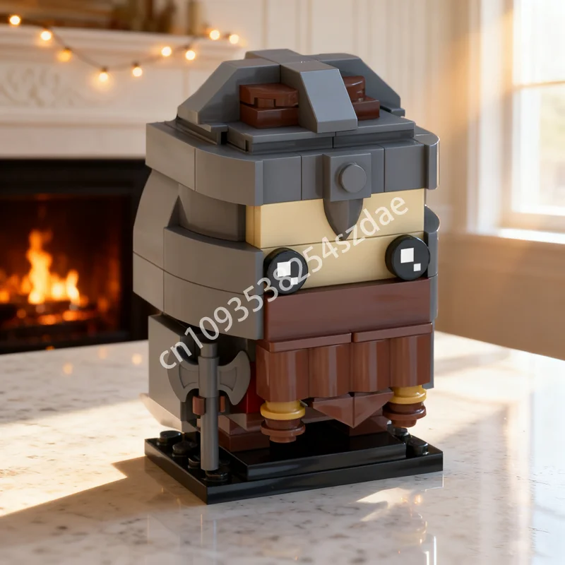 

122 шт. MOC LOTR Brickheadz Gimli Hobbit и Lord Модель Строительные блоки Сборная игрушка DIY Творческая идея Рождественские подарки на день рождения
