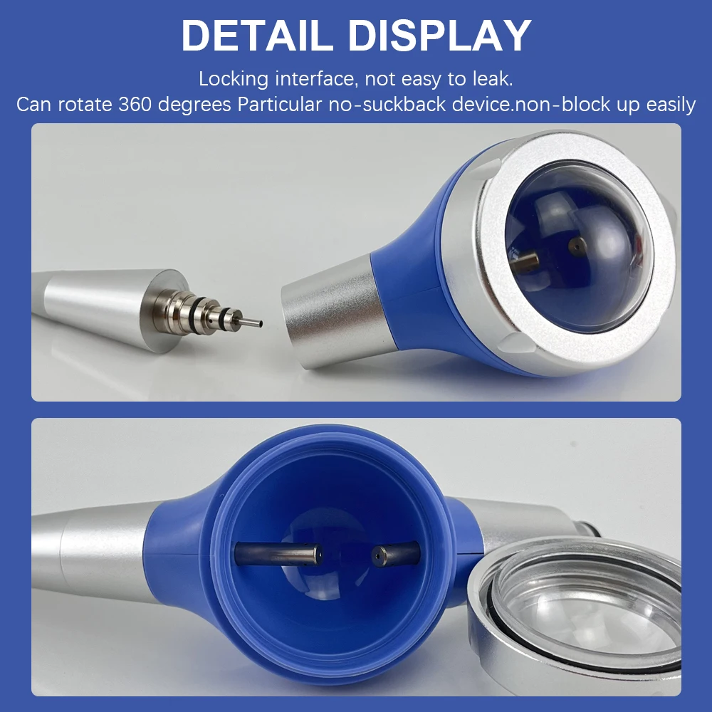 Dental Air Polisher Flow Teeth Polishing Handpiece Hygiene Prophy Jet Teeth Sandblasting gun 2-Hole 4-Hole Dentistry tools