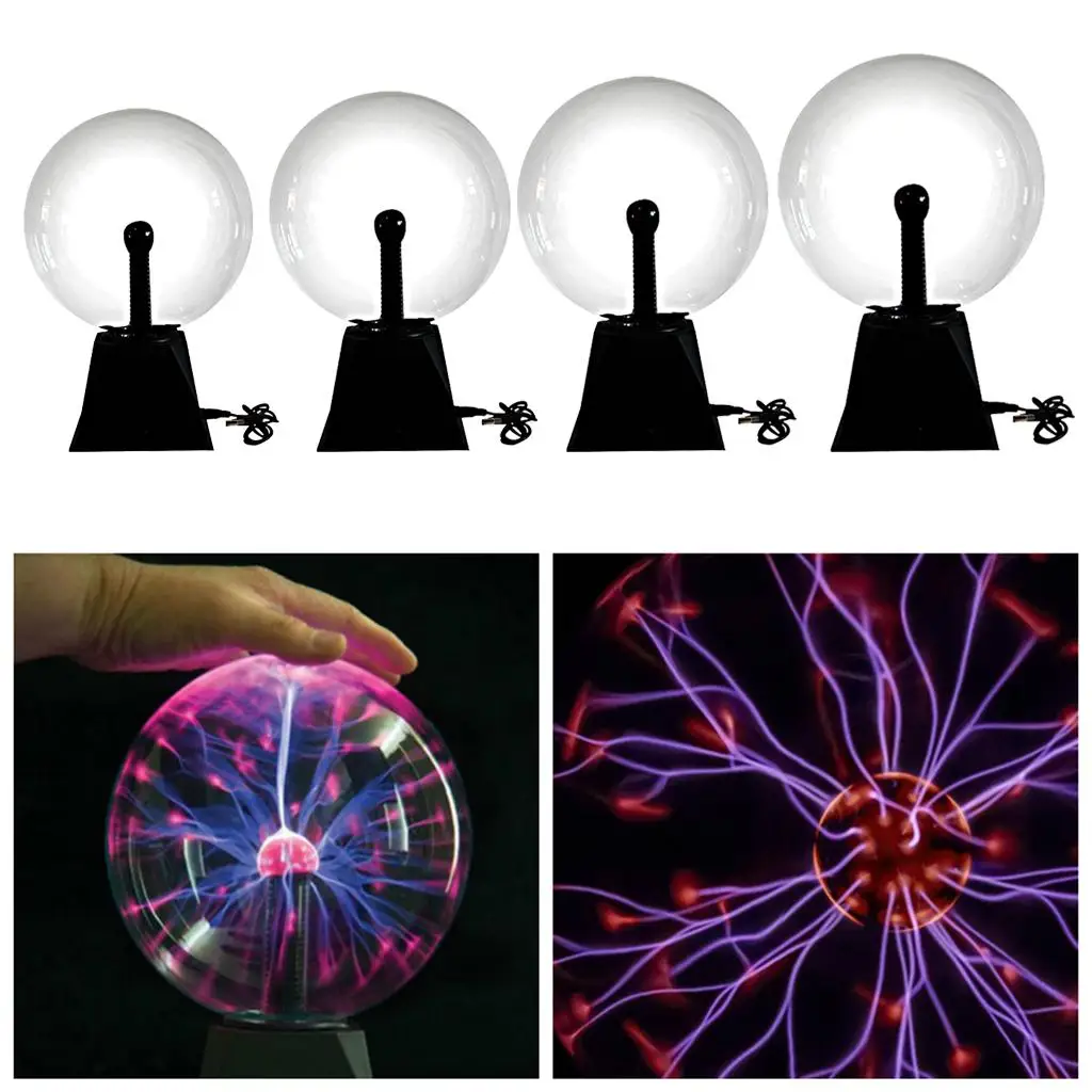 

4-8inch Ball Funny Science USB Powered Glowing Globe Table Lamp