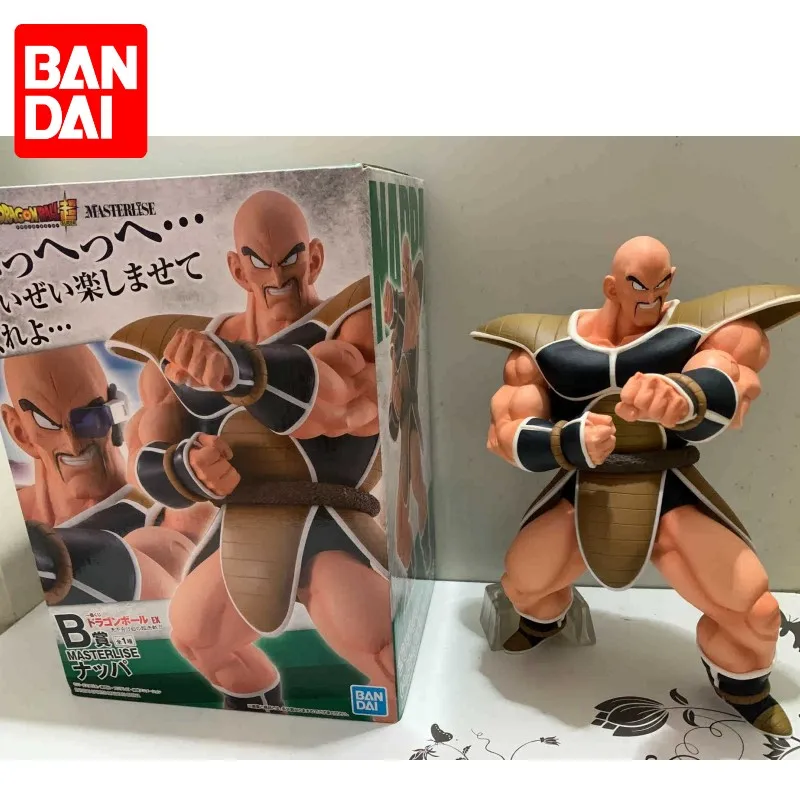 In Stock Bandai Ichiban Kuji Original Dragon Ball Z Last Prize Nappa Saiyan Anime Figure Model Action  Gifts Toys 25.5cm