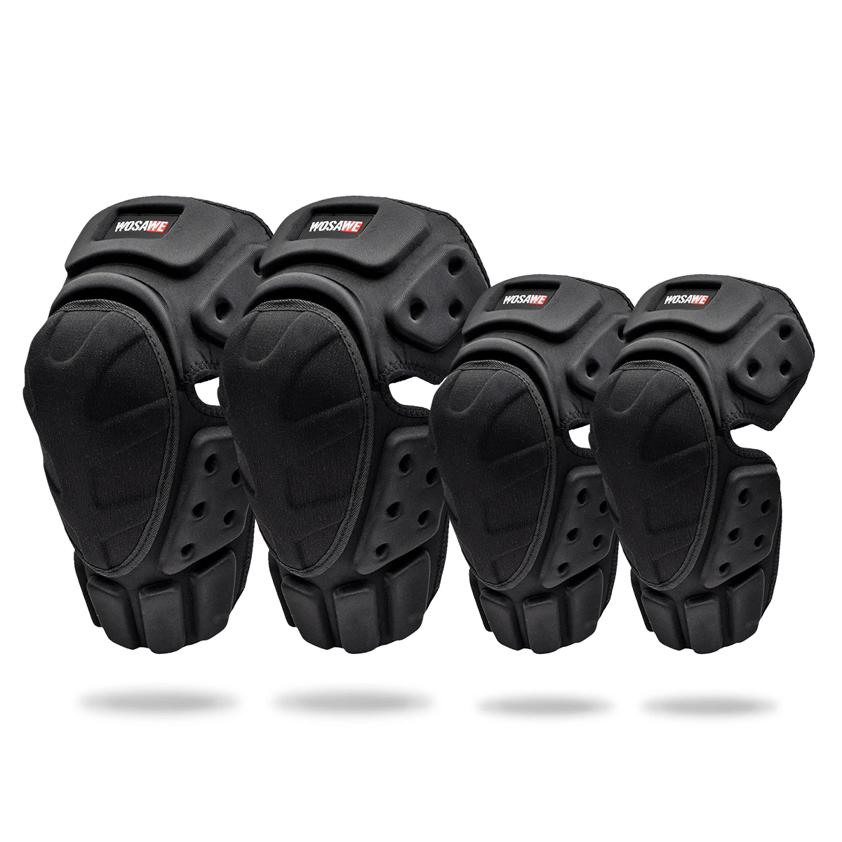 WOSAWE Motorcycle Knee Pads Elbow Protector Motocross Knee Brace Support MTB Racing Protective Gear Skiing Skateboarding Guard