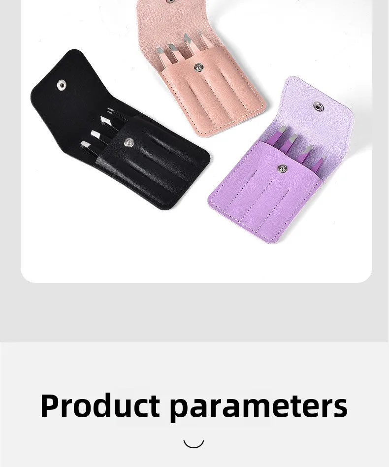 Augenbrauenpinzette, 4 Stück, buntes Haar, Schönheit, feine Haare, Abzieher, Edelstahl, schräge Augenbrauen-Clips, Entfernung, Make-up-Werkzeuge – Detail 13