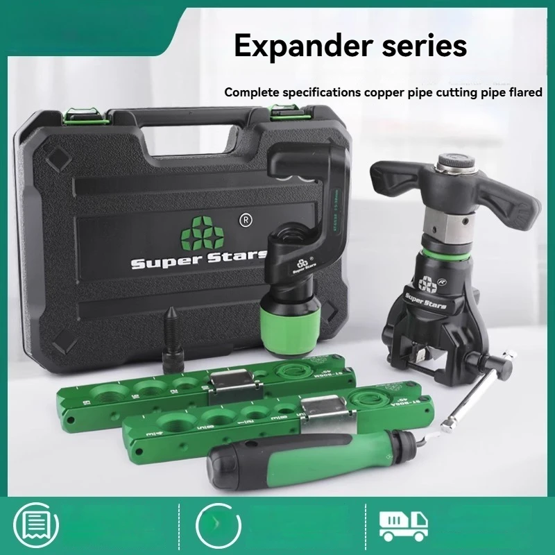 전문가용 동관 확장기 편심 플레어링 공구 AC 홀 확장기 벨 마우스 공구 냉동 수리 키트