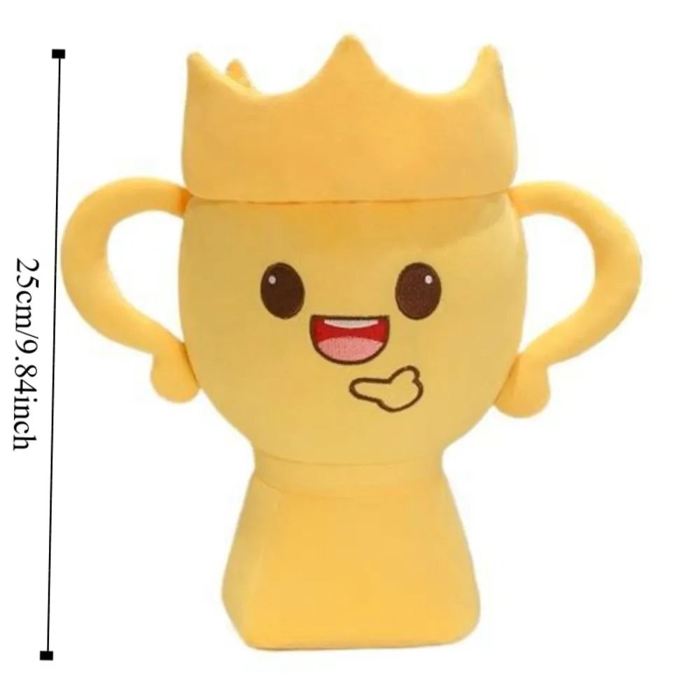 PP Baumwolle Champion Trophy Plüschtiere Victory Trophy Simulation Trophy Form Plüschpuppe Ins Cartoon