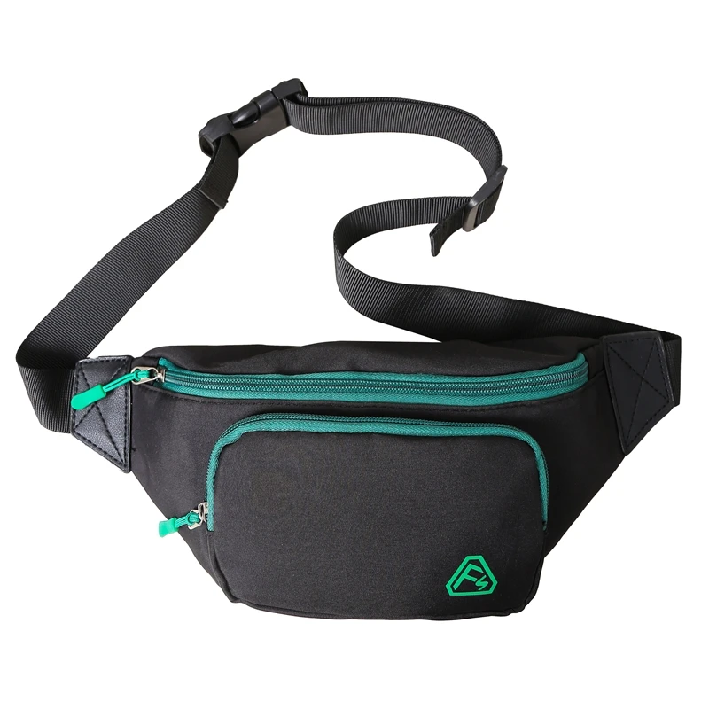 New Fashion Unisex's Chest Bag High Quality Water Repellent Nylon Fabric Portable Waist Packs Multi Functional Shouder Bag