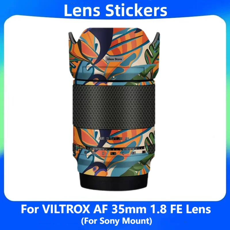

35mm F1.8 Decal Skin Vinyl Wrap Film Lens Body Protective Sticker Protector Coat For VILTROX AF 35 1.8 FE( For Sony Mount )