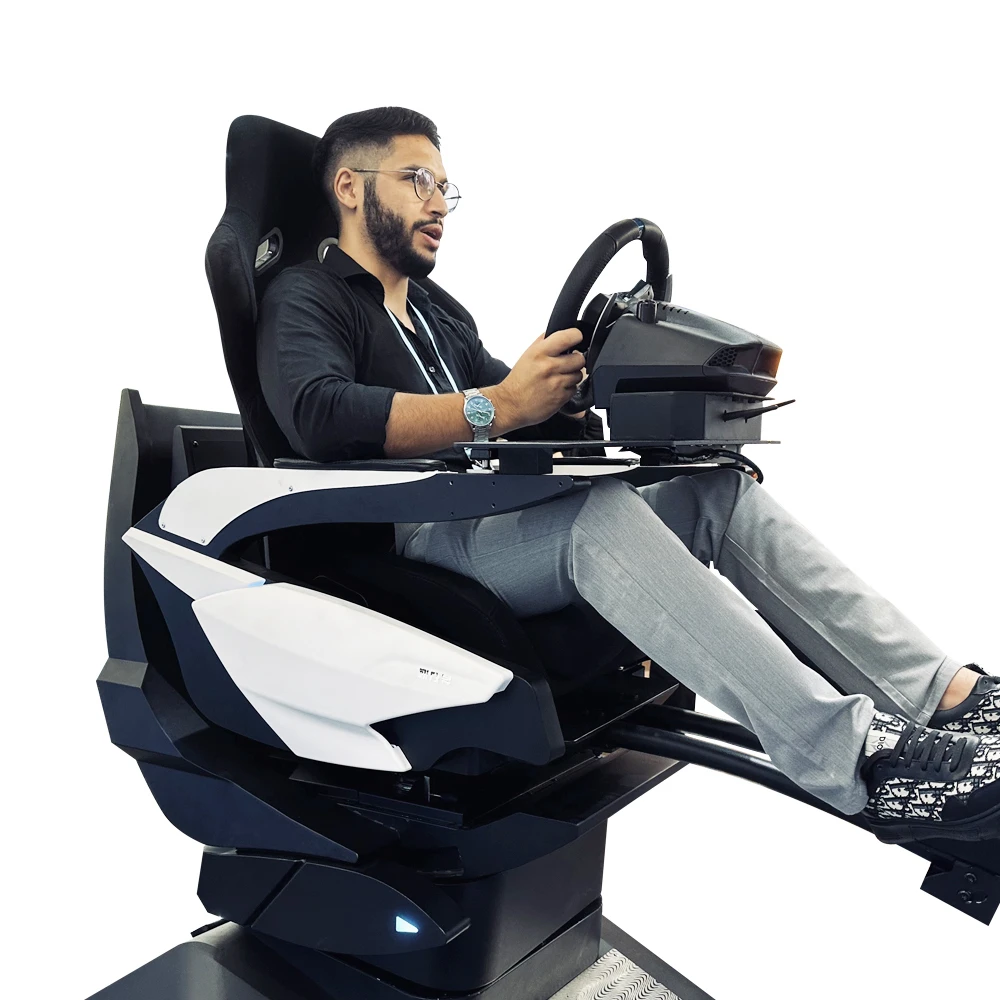 YHY Popular 32 Polegadas Tela 9D VR Arcade Game Carro Máquina de Realidade Virtual Cockpit Simulação Corrida
