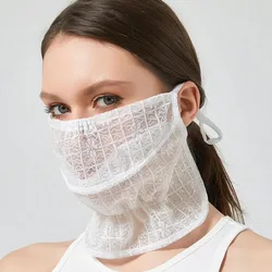 Mascarilla de protección transpirable para mujer, máscara de protección solar para ciclismo al aire libre, antipolvo, talla única