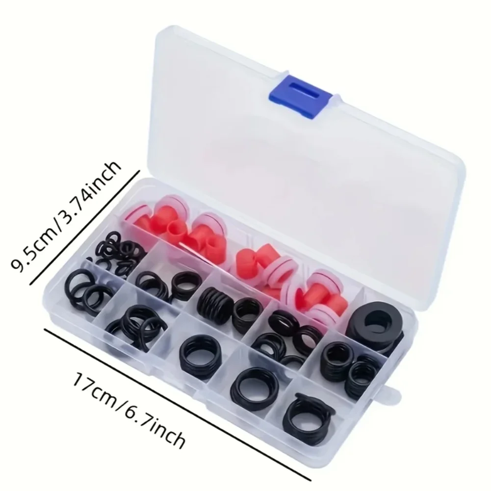 Easy Installation Sealing Rings Faucet Repair Kit Silicone Sealing Kit Faucet Maintenance Conserve Water For Bathroom Sinks